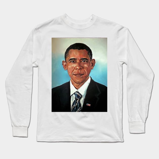 President Obama Long Sleeve T-Shirt by billyhjackson86